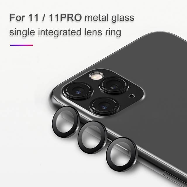 Metal Ring Tempered Glass Camera iphone 11 iphone 11 pro iphone 11 pro max Kamera