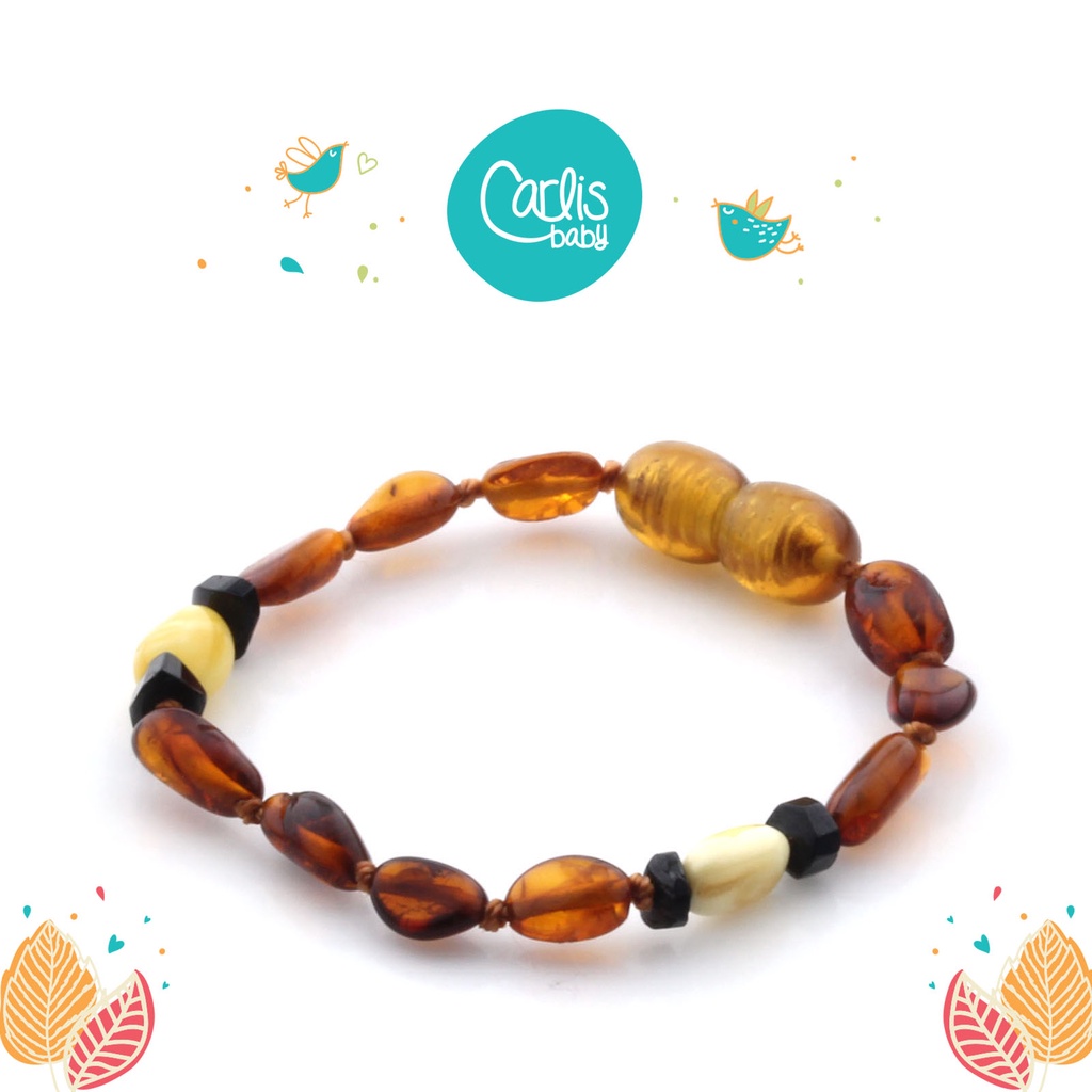 Gelang CE97 Baltic Amber Tumbuh Gigi Bayi