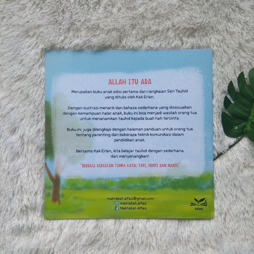 Buku Anak Seri Tauhid Allah Itu Ada Dengan Ilustrasi Menarik