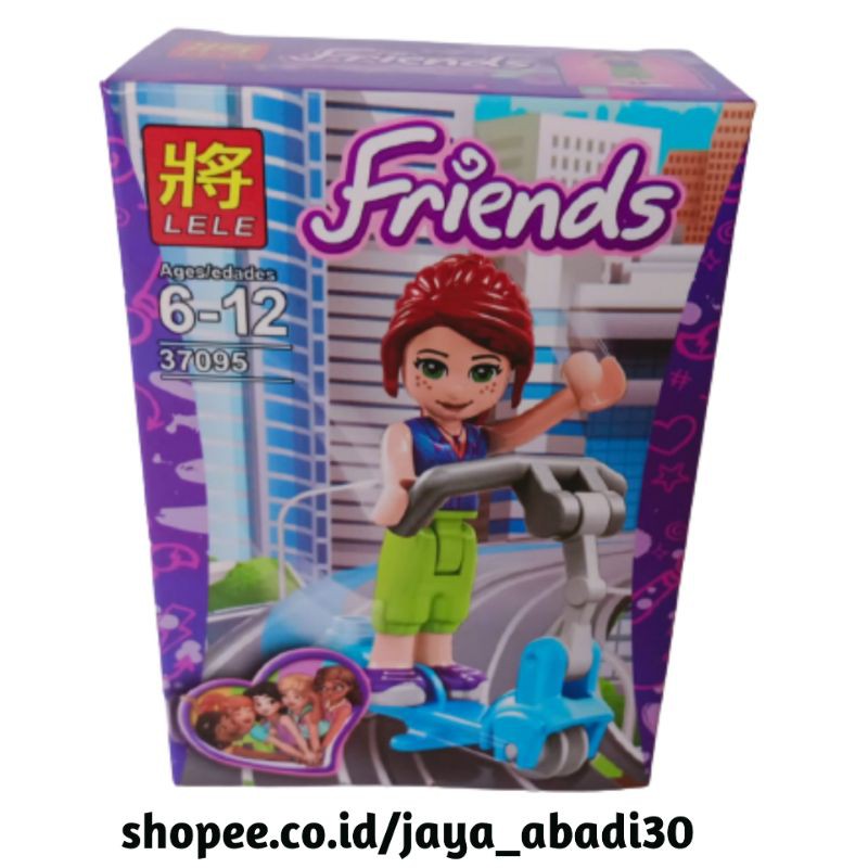 MAINAN LEGO BRICK GAME FRIENDS SCOOTER / SKUTER LALA PO (LELE) 37095
