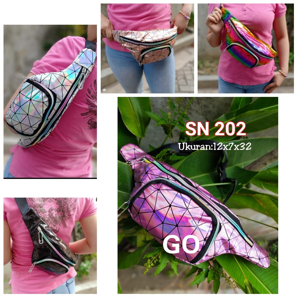 gof B3 TAS WAIST BAG/PINGGANG Perempuan Berkualitas / Tas Outdoor Multifungsi Stylish Cewek Kekinian