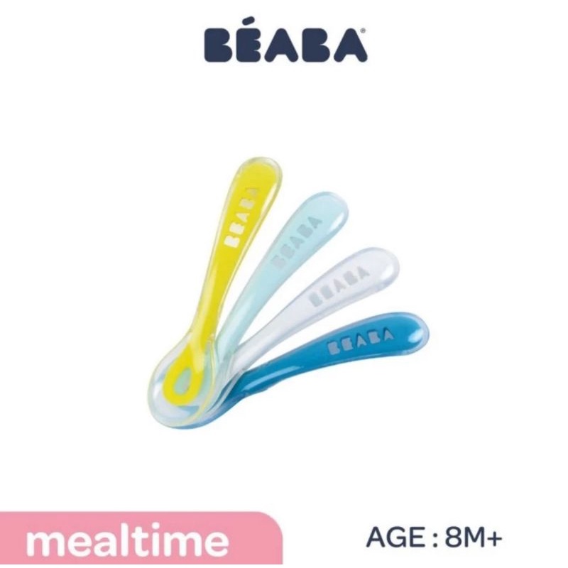 Beaba 2nd Age Silicone Spoon - Sendok Makan Bayi