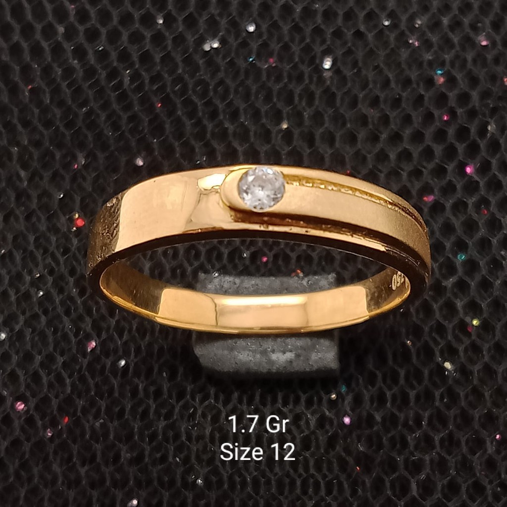 Cincin Emas 17K - 1.7 Gr Kadar 750 - 1823