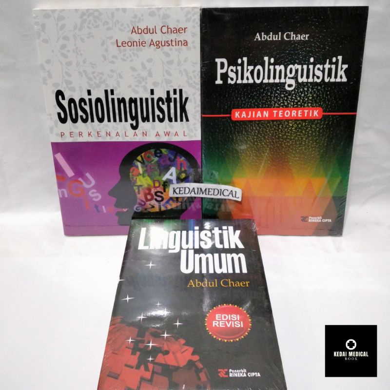 PROMO BUKU ABDUL CHAER ( LINGUISTIK UMUM, SOSIOLINGUISTIK, PSIKOLUNGUISTIK) TERMURAH