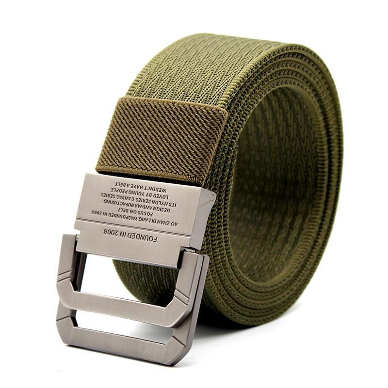 Rhodey Craftman Tali Ikat Pinggang Pria Canvas Buckle Belt - B1030