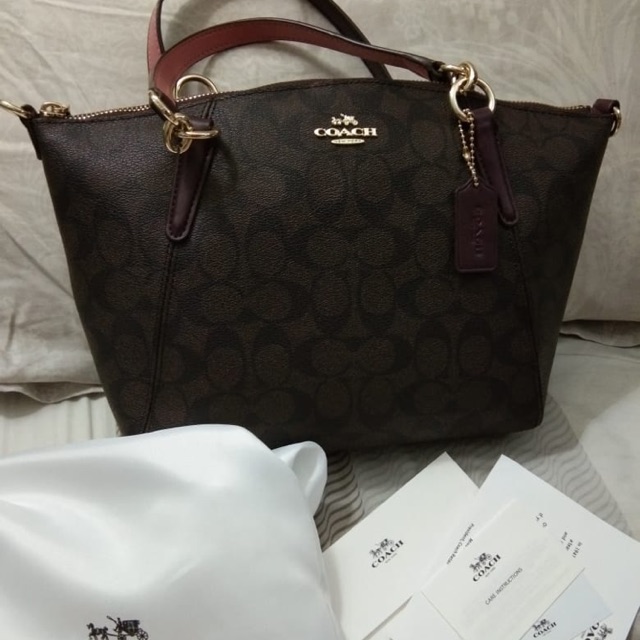 Coach kelsey mahogany original preloved