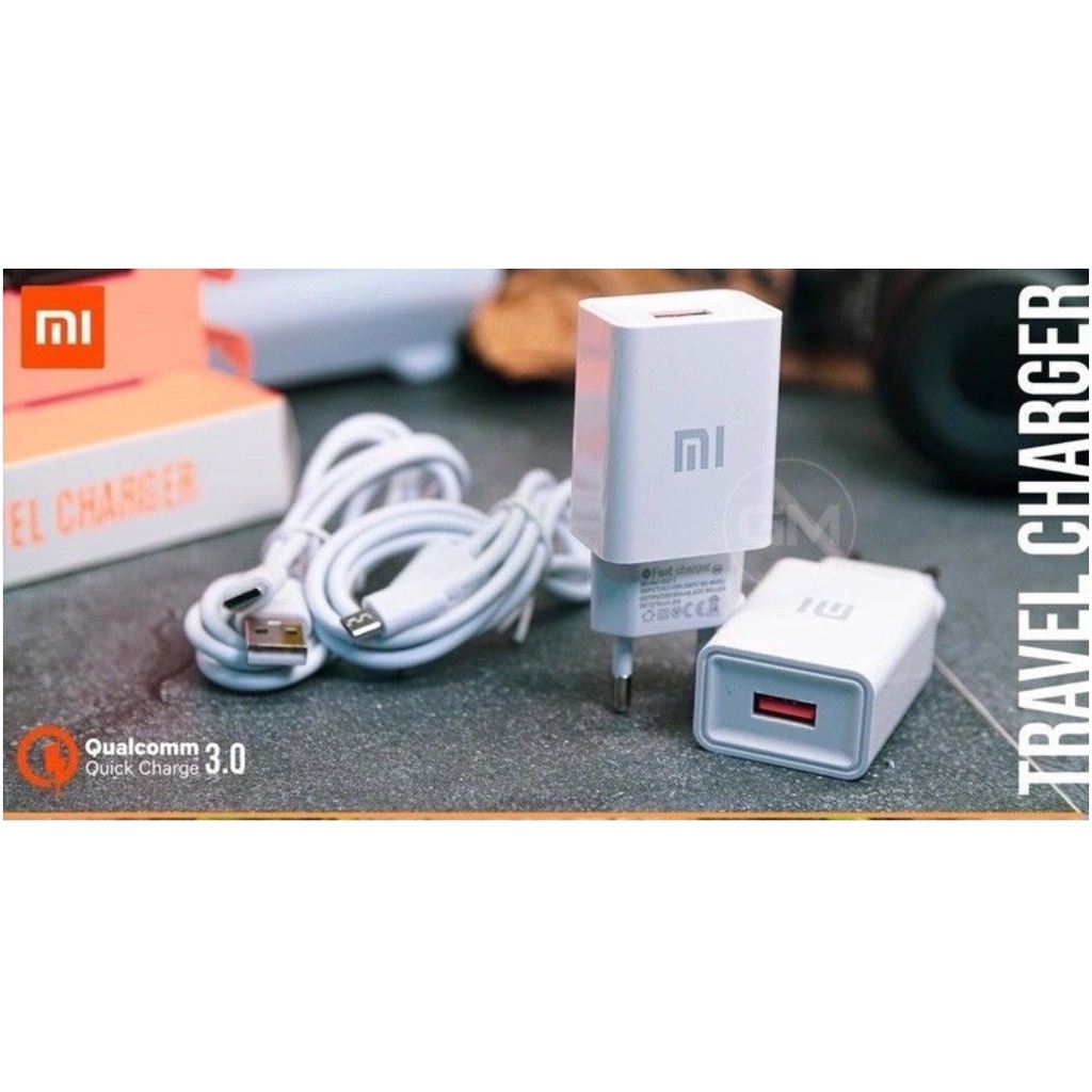 (ba) Travel Charger Merk XIAOMI Qualcomm 3.0 Q17 Quick Charger 3.0A