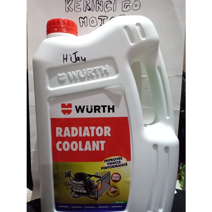 COOLANT RADIATOR WURTH HIJAU - RADIATOR COOLANT GREEN WURTH