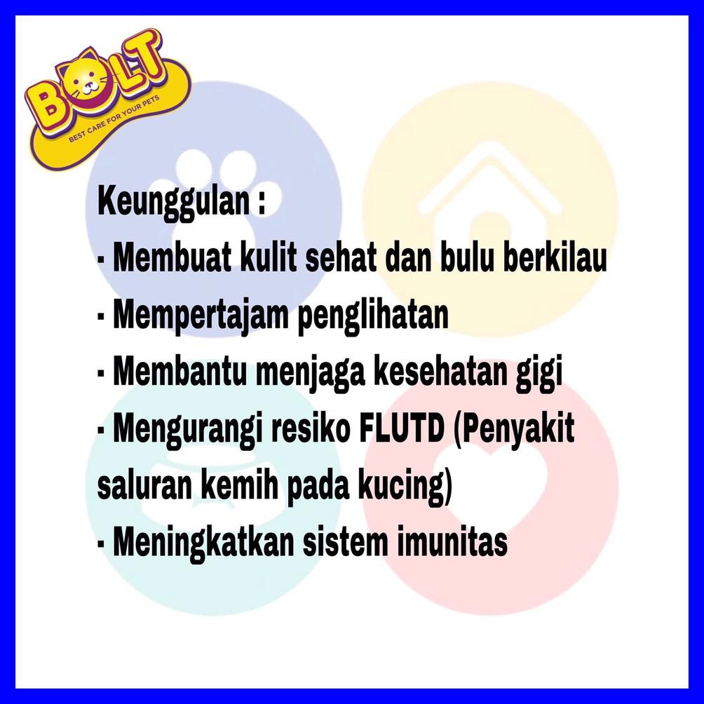 Makanan Kucing Bolt Ikan Donat Tuna Cat Food 1 Kg