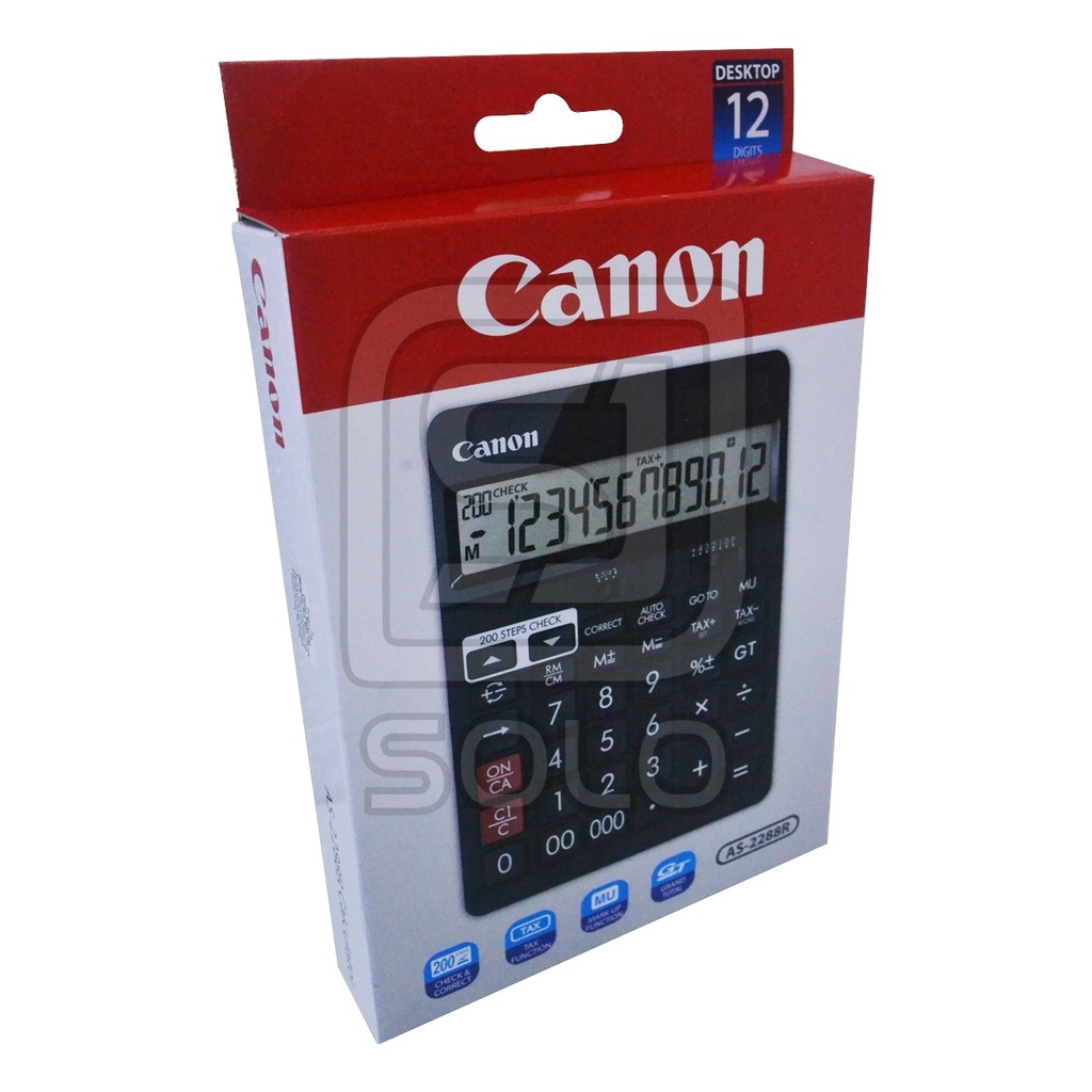 

Kalkulator CANON AS-2288R Calculator Dekstop 12 Digit canon AS 2288 R