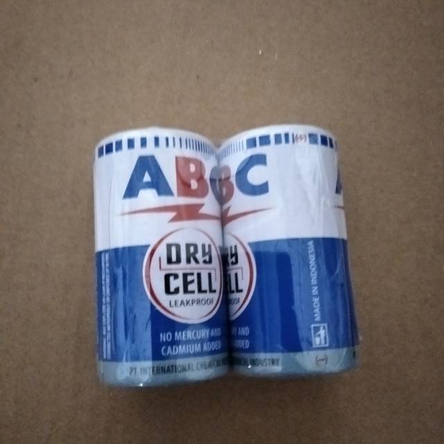 Batu Baterai ABC Biru Besar uk.D
