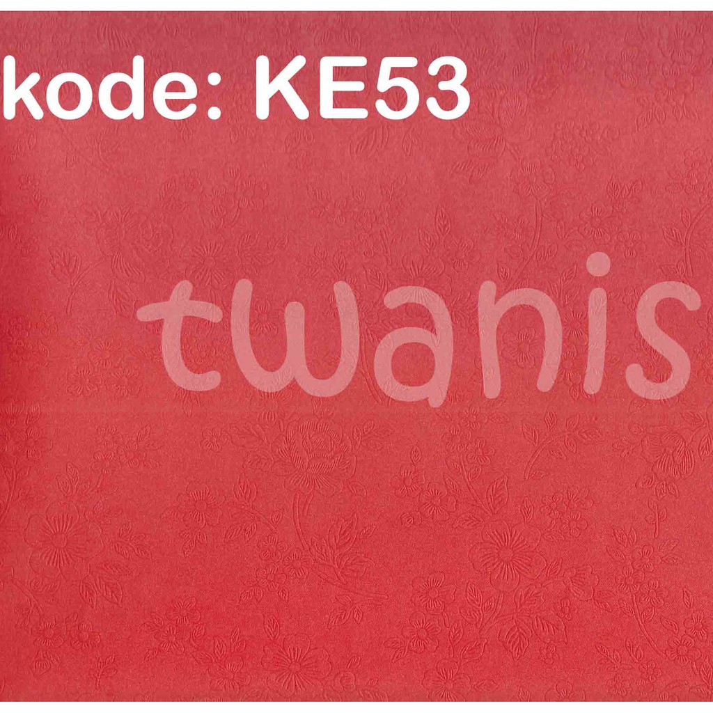 

[KHUSUS JOGJA] KERTAS KADO IMPOR FANCY EMBOS ROYAL CLASSY PAPER MERAH BUNGA KODE KE53 ISI 5 LEMBAR