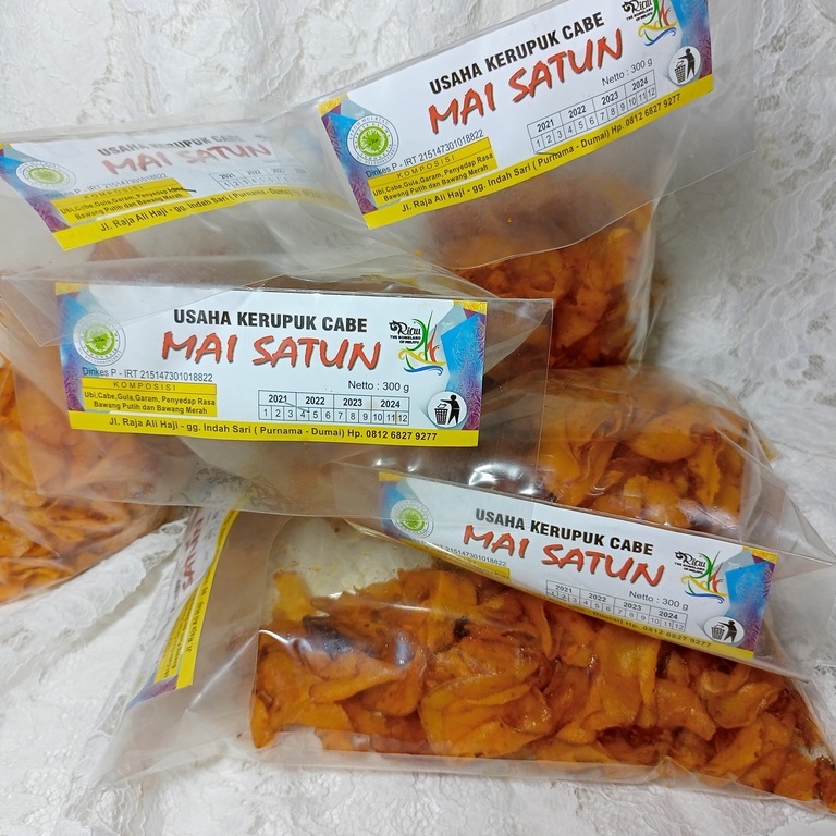 

KERUPUK CABE MAISATUN (Free Packing Dus)