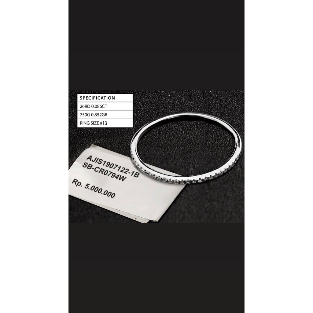 Cincin Berlian Listring Asli