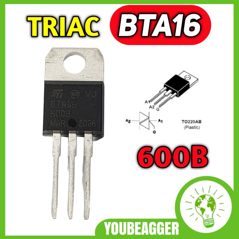 BTA16 triac BTA16 600B