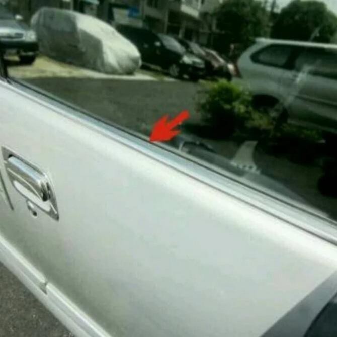 List lis pintu kaca samping New Avanza Xenia vvti 2005-2011 Stainless