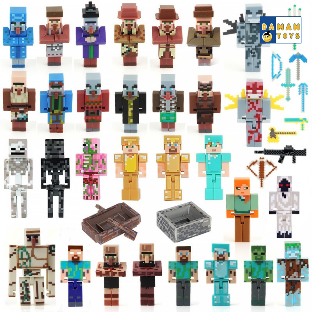 Bricks Mini Figure Mine craft/Figure mine craft/ mainan mine craft/ Minecraft Enderman stray