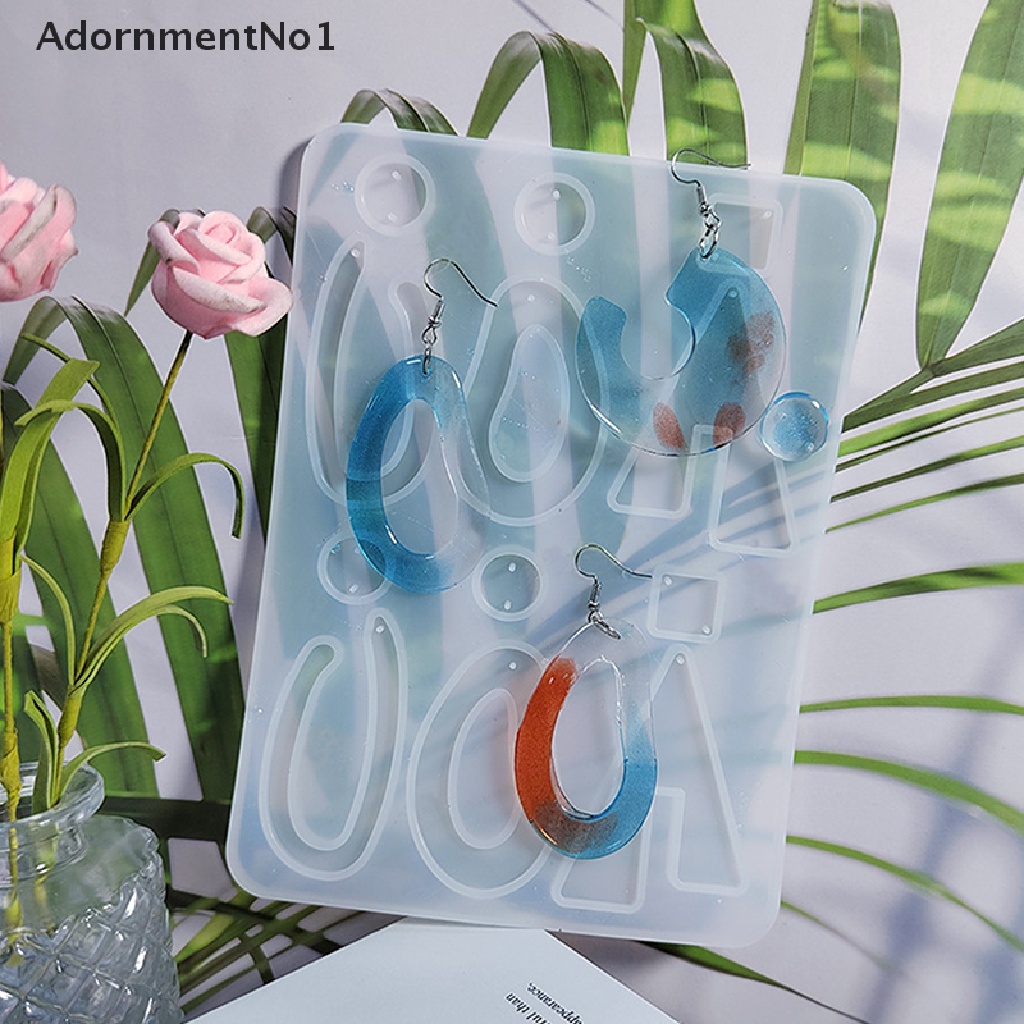 (AdornmentNo1) Cetakan Silikon Untuk Membuat Perhiasan Anting Charms