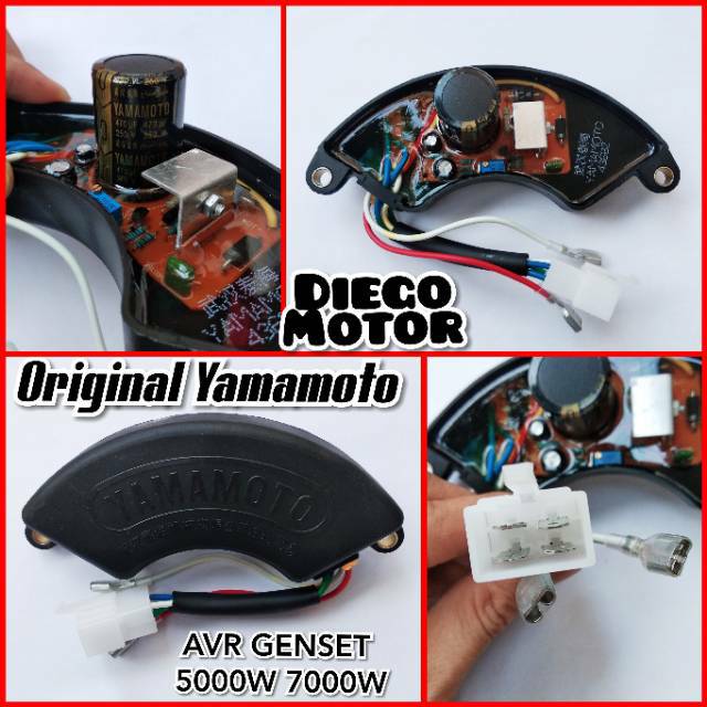 EC6500 AVR Yamamoto Original Oval  plastik  mesin genset tipe 5KW 7KW 5000W 7000W GX270 GX390 GX420