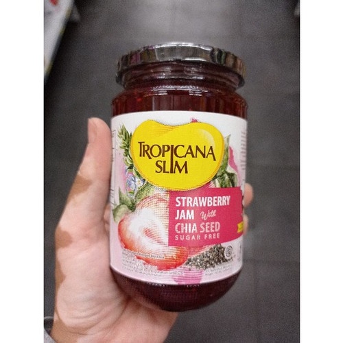 

Tropicana Slim Strawberry Jam 375g - Selai Stroberi Bebas Gula