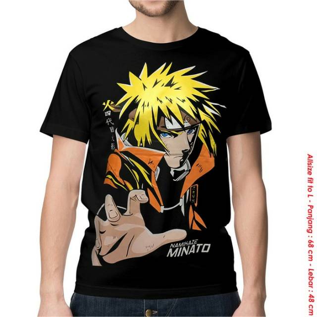 Kaos baju distro kartun-minato