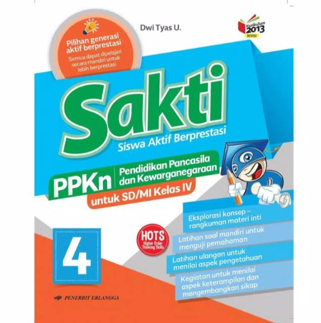 ORI satu paket buku siswa sakti k13;Erlangga kelas 4 edisi revisi terbaru