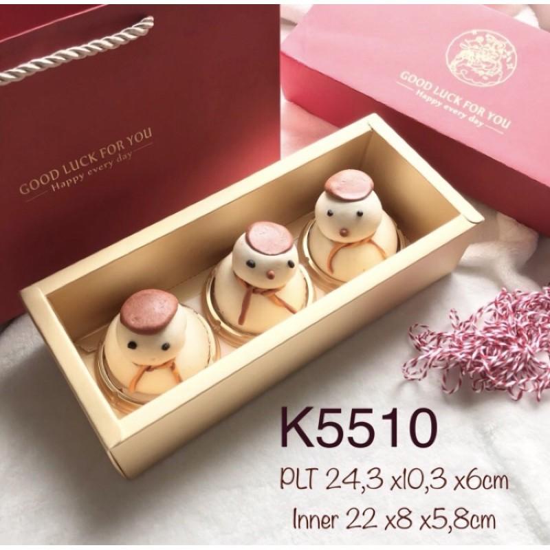 

5set K5510 Kotak +Paper Bag Dus Packaging Lucky Cat Mooncake/ Imlek K55 best seller