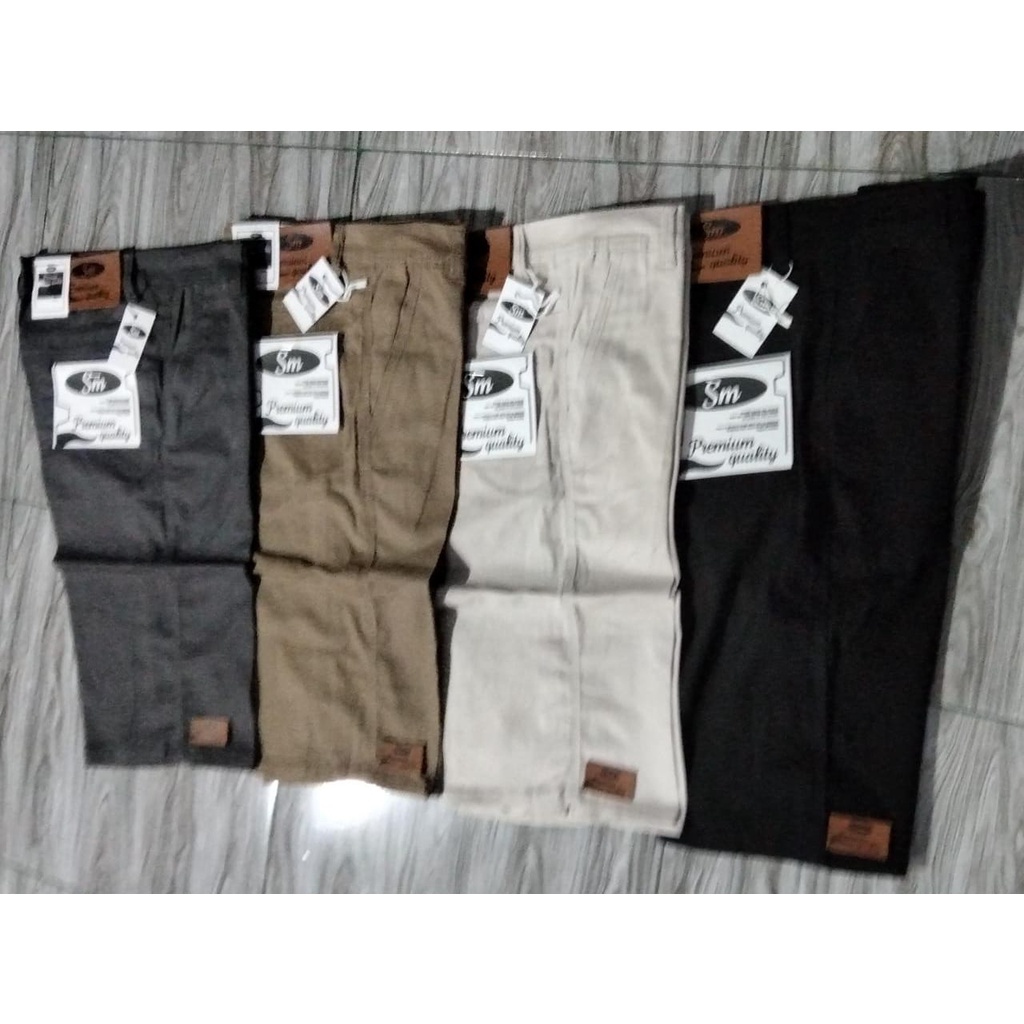 Celana Pendek Chinos Pria Slim Fit Melar  Premium Quality