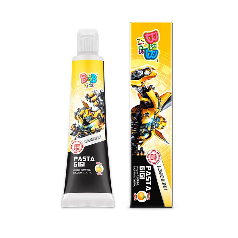 Jual B&B Kids Toothpaste Bumblebee (Orange) 50gr | Gogobli B&B Kids ...