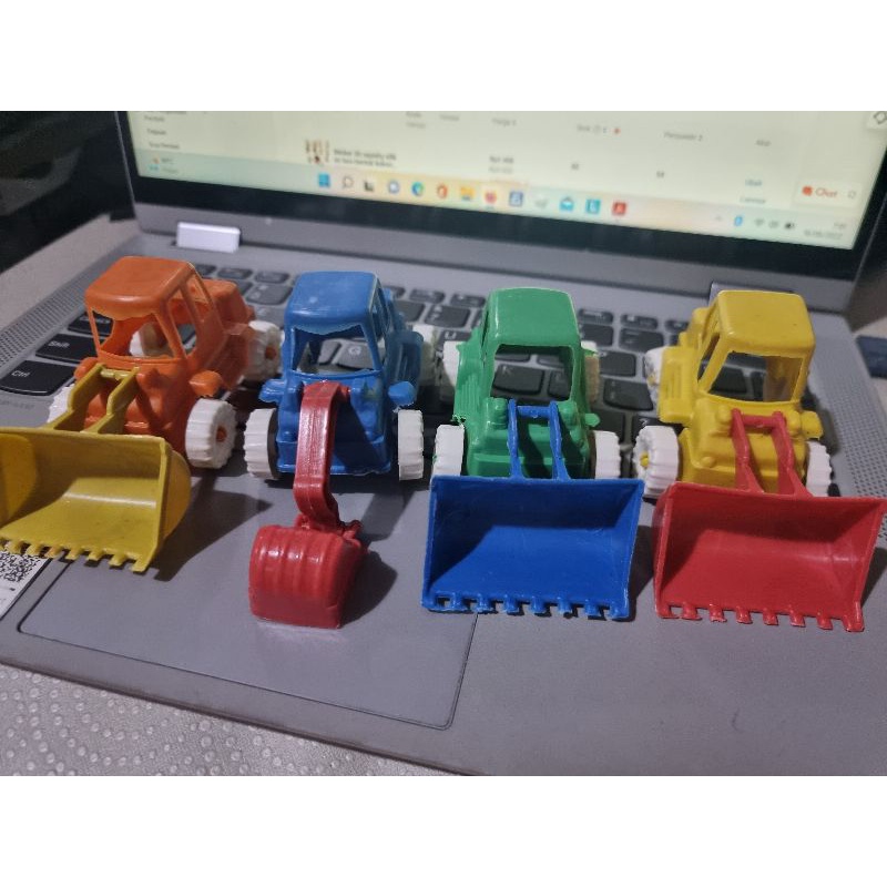 mainan anak mobil mobilan forklip Dozer Beco mobil-mobilan