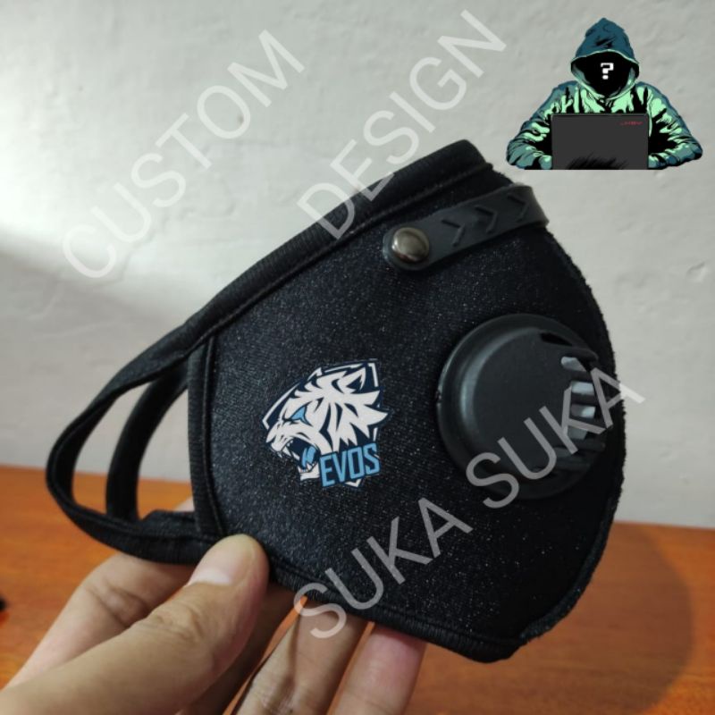 Masker Anak / Masker Dewasa EVOS FREEFIRE