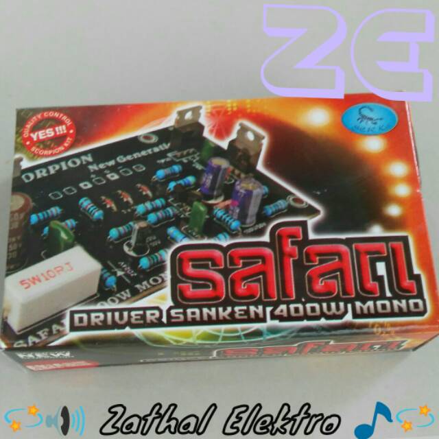 Kit Driver PA Safari 400 Watt Scorpion