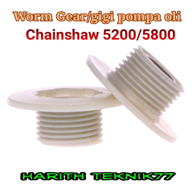worm gear gigi pompa oli Chainshaw 5200 5800