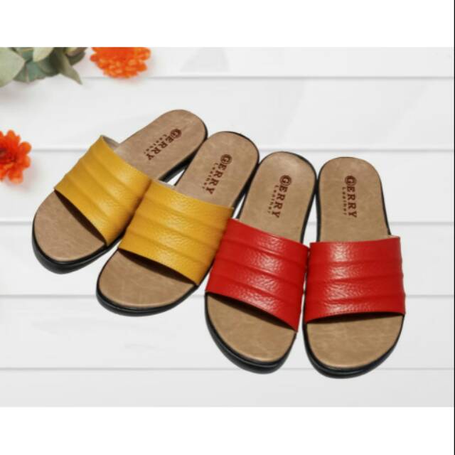 Sandal wanita kulit asli garut bahan premium S2.2