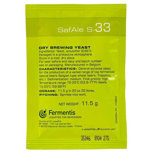 

Imatton fermentis safale S 33 dry yeast