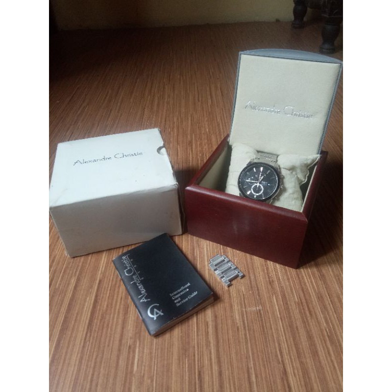 JAM TANGAN ALEXANDRE CHRISTIE 6304MC MULUS PRELOVED