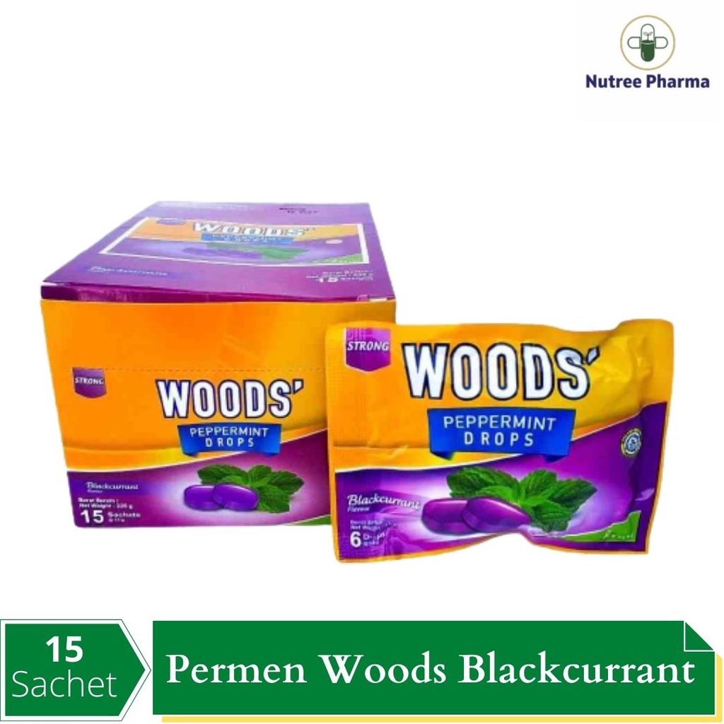 

WOODS PERMEN RASA BLACKCURRANT ISI 15 SACHET