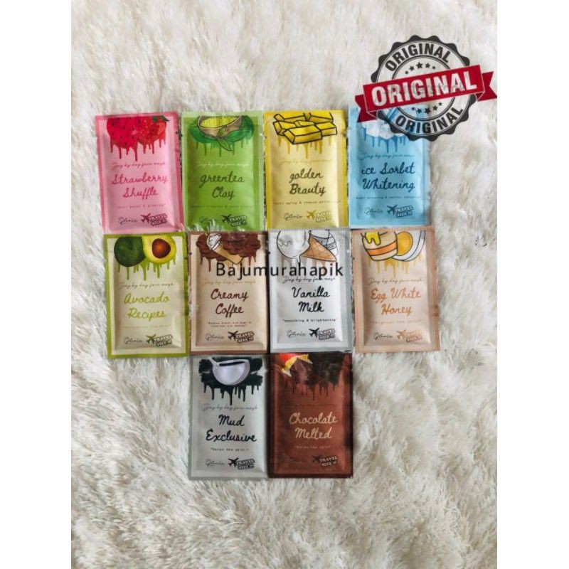 [Checkout Rp1000] Masker Lea Gloria Travel Size 10gr