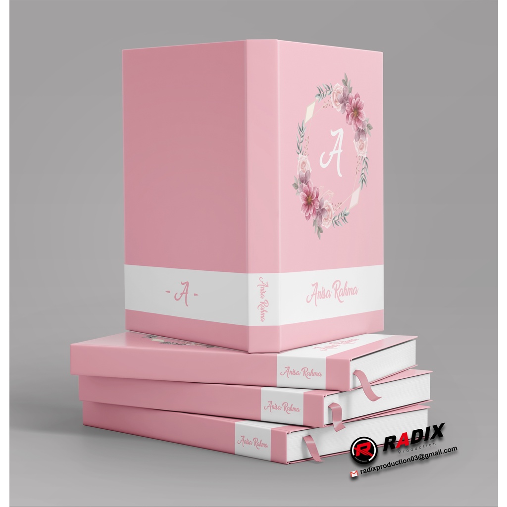 

Buku Catatan Notebook Hardcover Custom (inisial)