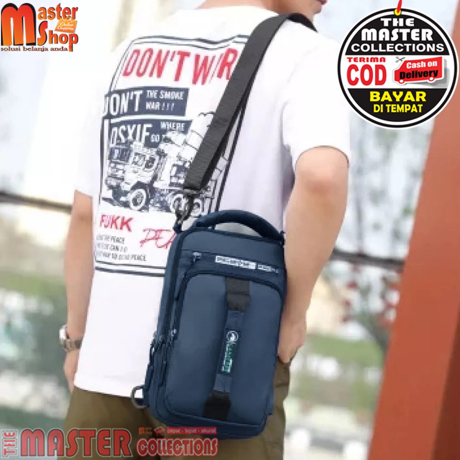 COD Tas Selempang Haoshuai Tas slempang Multifungsi 3 in 1 Slingbag Ransel Anti Air