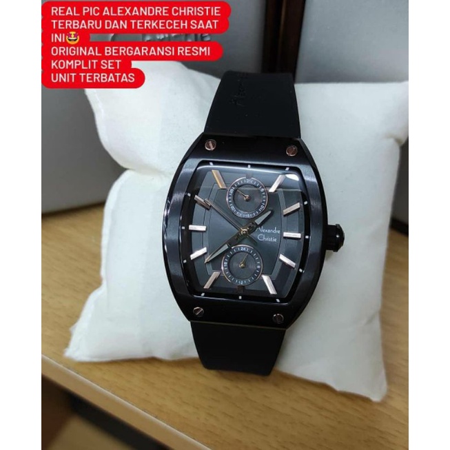jam tangan alexandre Christie wanita karet rubber terbaru
