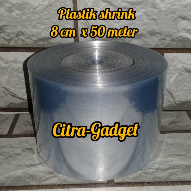 Plastik segel / plastik Shrink 8cm x 50meter