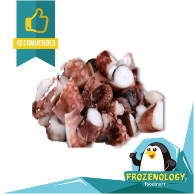 

Boiled Octopus Tako Leg cut Bahan Takoyaki Fresh Frozen Seafood