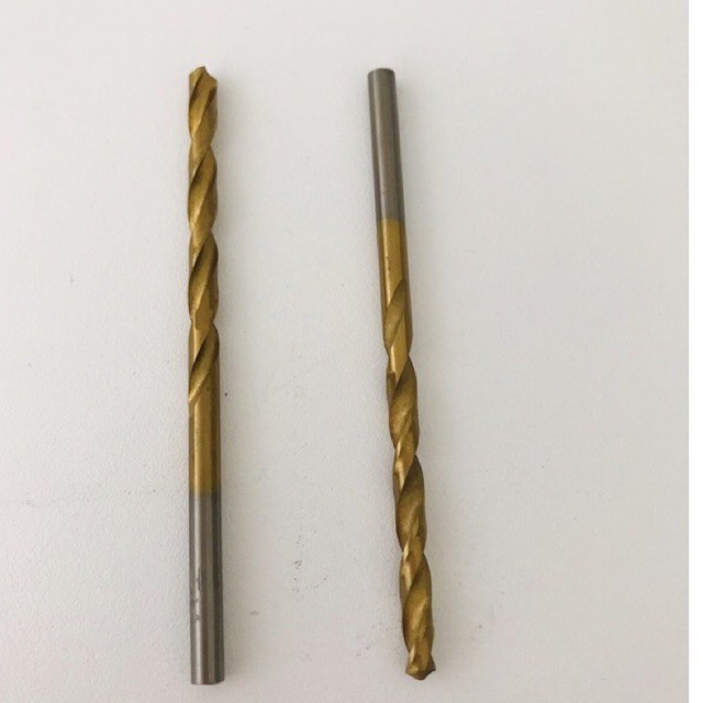 Mata Bor Besi ATS 3,5mm Kuning - HSS TiN Coated Fully Ground Twist Drill Bits 3.5 3,5 mm