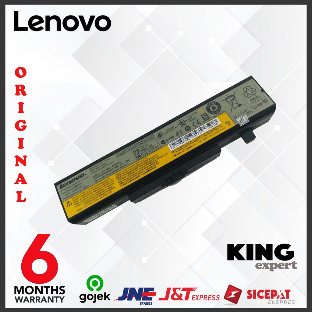 Original Baterai LENOVO 3000 B480 B485 B580 B585 G410 G480 G485 G580 G585 N580 P580 V480 V580 Y480 Y