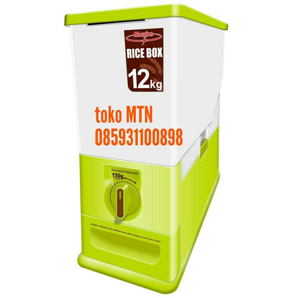 Langsung Order Maspion MRD 12 Rice Box Tempat Beras 12kg MURAH MERIAH