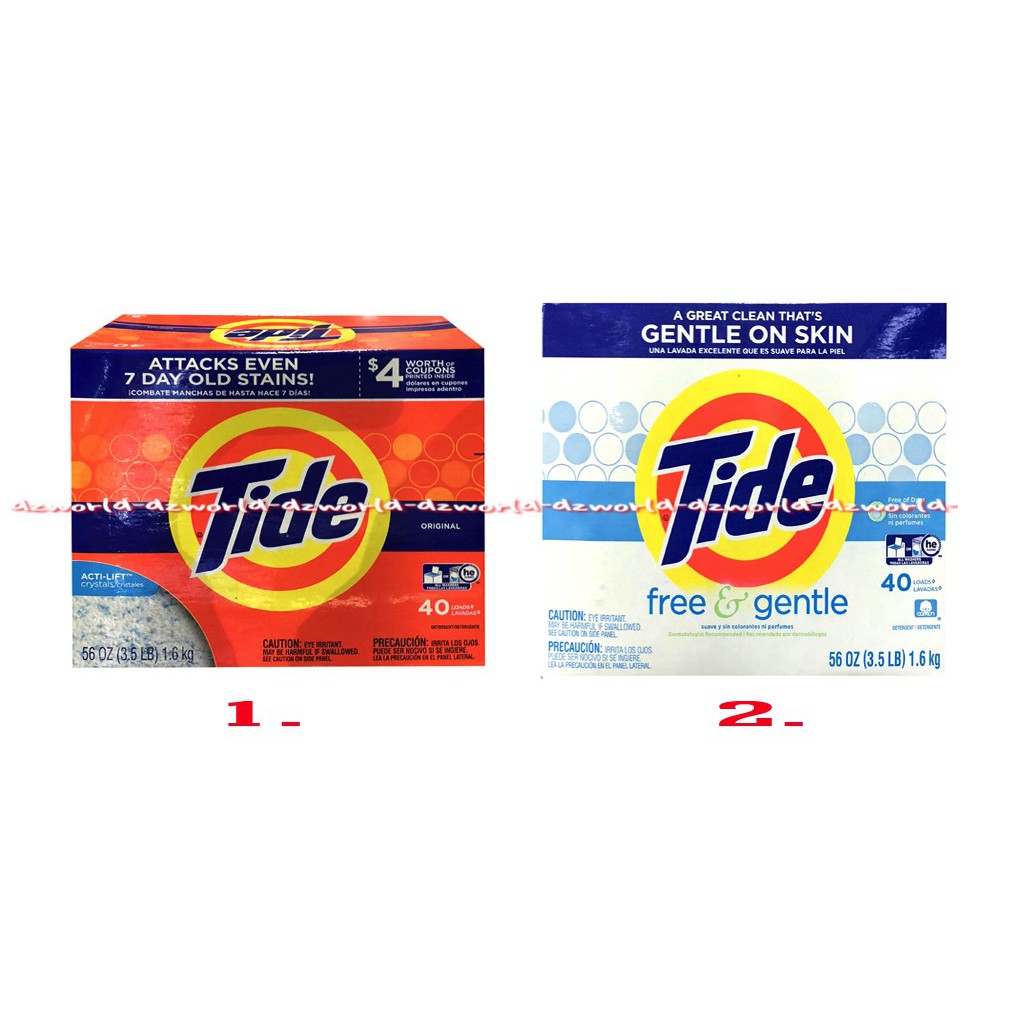 Tide Detergent Powder 1.6kg Tide Deterjen Bubuk Sabun Cuci Baju Sabun Cuci Pakaian Kemasan Kotak Taid Orange Putih