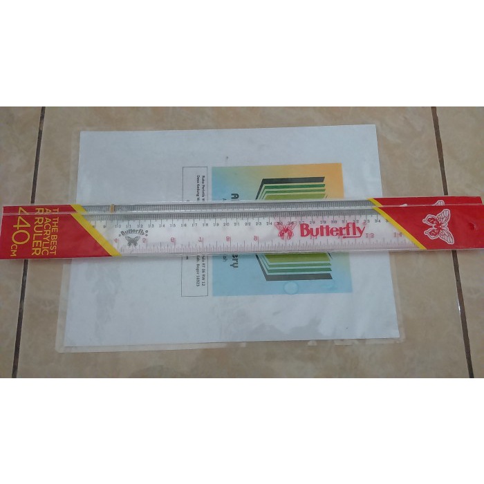 

Butterfly Penggaris BT-40 cm