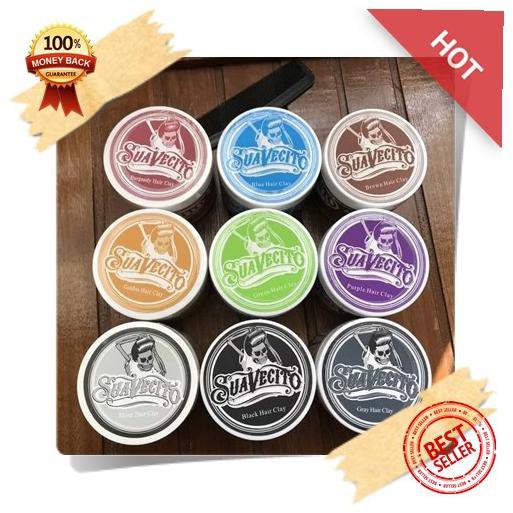SPECIAL SUAVECITO wax rambut warna abu abu grey silver pomade gel clay