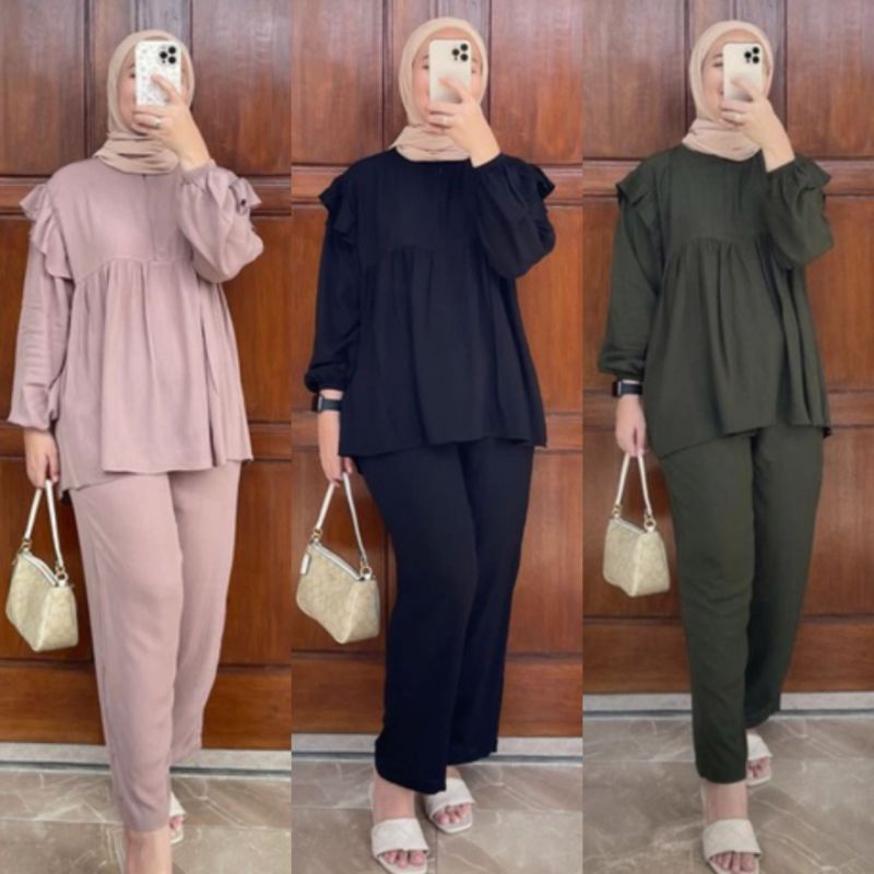 KAIFA STELAN//SATU SET STELAN//SATU BAJU DAN SATU CELANA